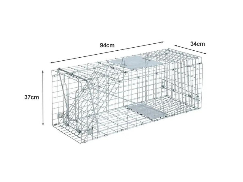 Humane Live Animal Trap Cage 94*34*37cm by Loveliving
