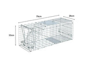 Humane Live Animal Trap Cage 79*28*33cm by Loveliving