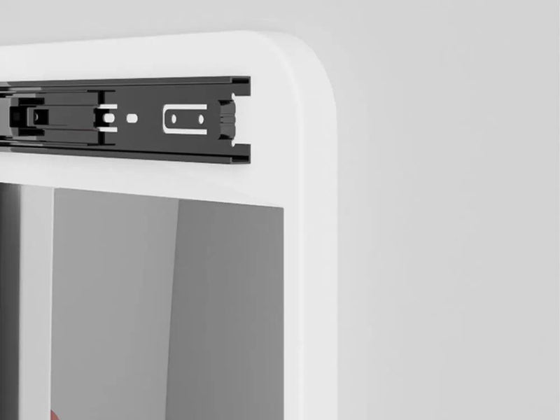 Full Body Mirror with Sliding Peg Board by Loveliving