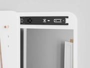 Full Body Mirror with Sliding Peg Board by Loveliving