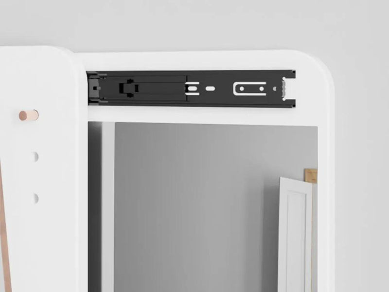 Full Body Mirror with Sliding Peg Board by Loveliving