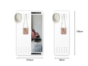 Full Body Mirror with Sliding Peg Board by Loveliving