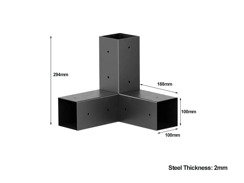 Pergola Hardware DIY Corner Brackets Set by Loveliving
