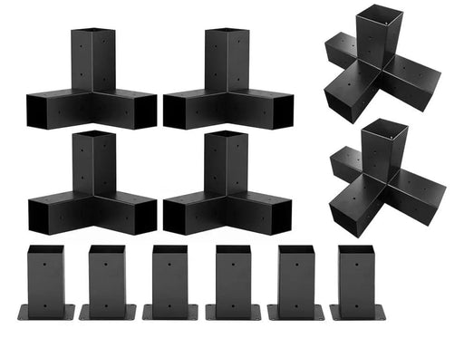 Loveliving Pergola Double Pergola Hardware DIY Kit Double Pergola Hardware DIY Kit