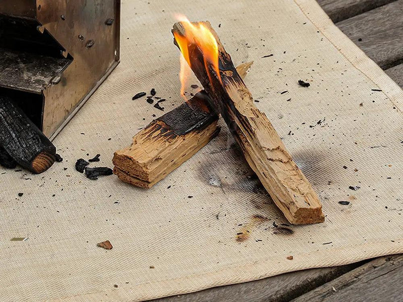 Outdoor Fire Retardant Mat/ Portable Fireproof Grill Mats 100 * 100cm by Loveliving