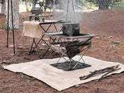 Outdoor Fire Retardant Mat/ Portable Fireproof Grill Mats 100 * 100cm by Loveliving