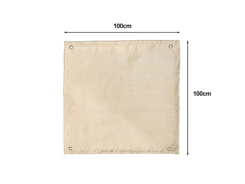 Outdoor Fire Retardant Mat/ Portable Fireproof Grill Mats 100 * 100cm by Loveliving
