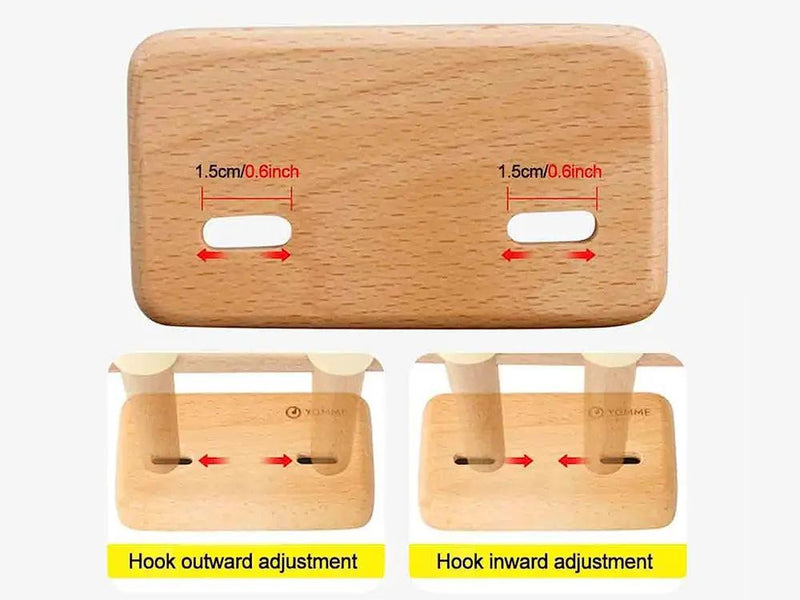 Adjustable Wooden Guitar Wall Hanger by Loveliving