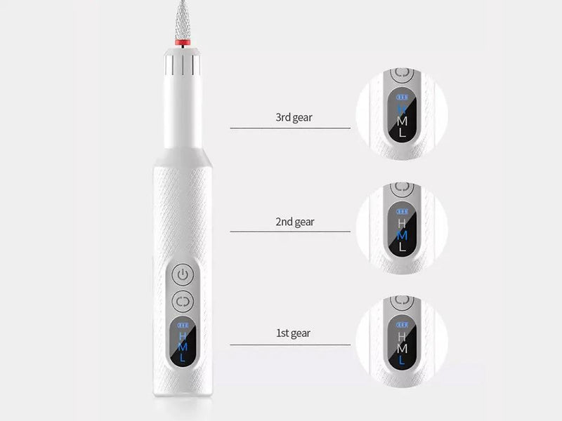 Cordless Electric Hand and Foot Nail File Set by Loveliving