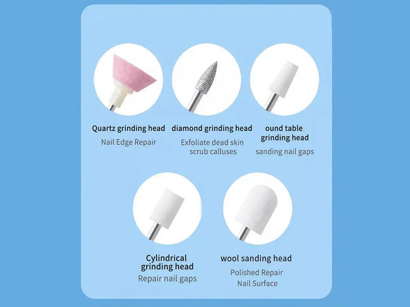 Cordless Electric Hand and Foot Nail File Set by Loveliving