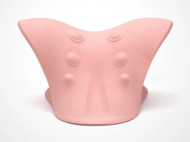 Cervical Care Neck Pillow & Stretcher -Pink by Loveliving