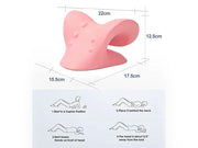 Cervical Care Neck Pillow & Stretcher -Pink by Loveliving