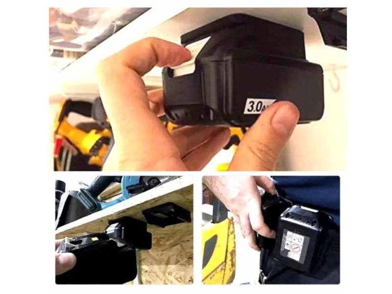 5Pcs Makita/Bosch 18V Battery Mounts Holder by Loveliving