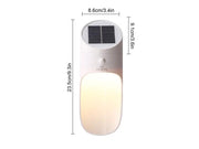 LED Solar Wall Light/Waterproof Garden Lamp-White by Loveliving