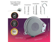 15M Retractable Clothesline by Loveliving