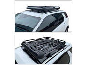 Aluminium Roof Rack Basket Tray Luggage Cargo Carrier 100*140cm by Loveliving