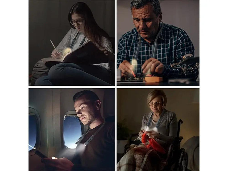 360° Adjustable Neck Reading Light Book Light by Loveliving