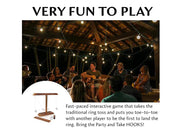 Ring Toss Tabletop Game-Dark Wood by Loveliving