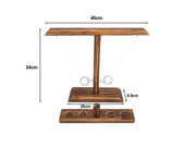 Ring Toss Tabletop Game-Dark Wood by Loveliving