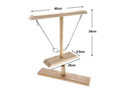 Ring Toss Tabletop Game-Natural Wood by Loveliving