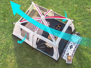 Camping tent 420*300cm/6-10 Person Large tents by Loveliving