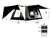 Camping tent 420*300cm/6-10 Person Large tents by Loveliving