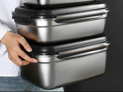 9500ml 304 Stainless Steel Food Storage Container by Loveliving