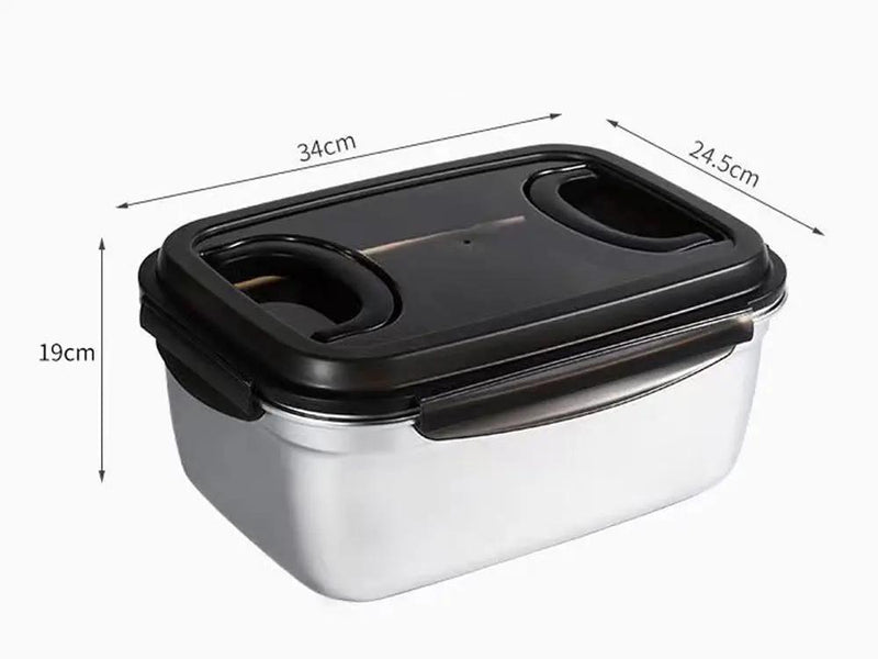 9500ml 304 Stainless Steel Food Storage Container by Loveliving