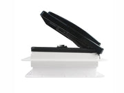 RV Roof Vent Fan 12V with Manual Riser Black Lid 280X280mm by Loveliving
