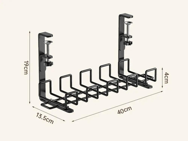40cm Under Desk Cable Management Rack by Loveliving