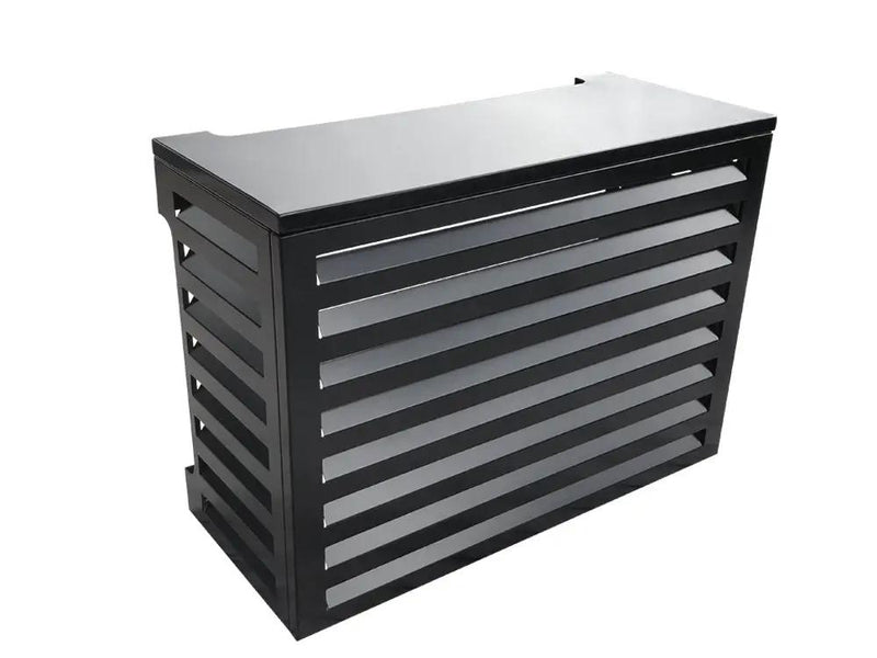 2mm Thickness Aluminium Heat Pump Cover- Black-Small by Loveliving