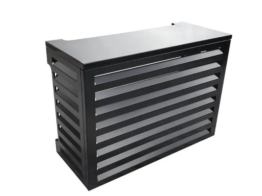 2mm Thickness Aluminium Heat Pump Cover- Black-Small by Loveliving