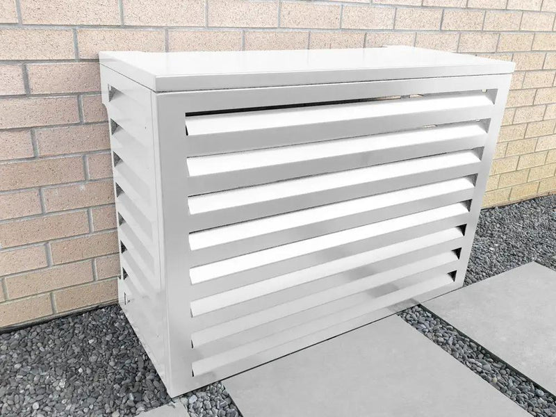2mm Thickness Aluminium Heat Pump Cover- White-Small by Loveliving