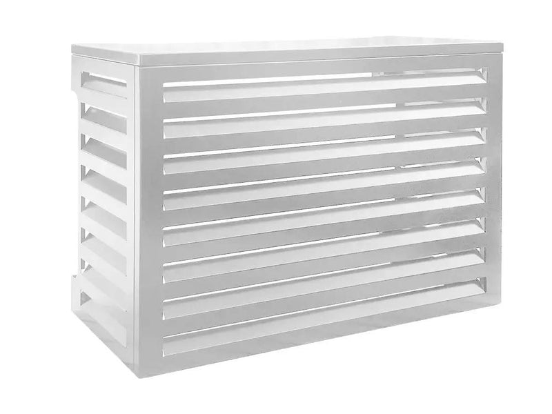 2mm Thickness Aluminium Heat Pump Cover- White-Small by Loveliving