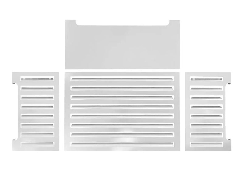 2mm Thickness Aluminium Heat Pump Cover- White-Small by Loveliving