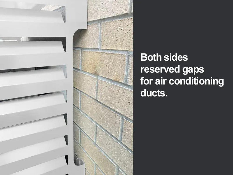 2mm Thickness Aluminium Heat Pump Cover- White-Small by Loveliving