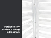 2mm Thickness Aluminium Heat Pump Cover- White-Small by Loveliving