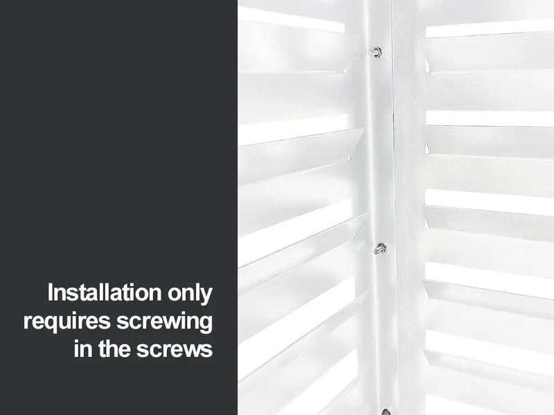 2mm Thickness Aluminium Heat Pump Cover- White-Small by Loveliving