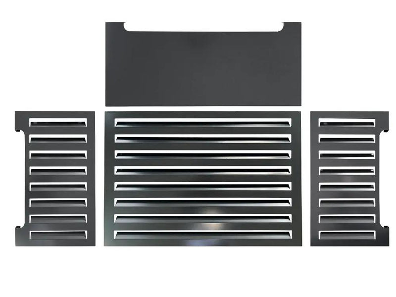 2mm Thickness Aluminium Heat Pump Cover- Black-Small by Loveliving