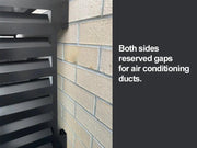 2mm Thickness Aluminium Heat Pump Cover- Black-Small by Loveliving