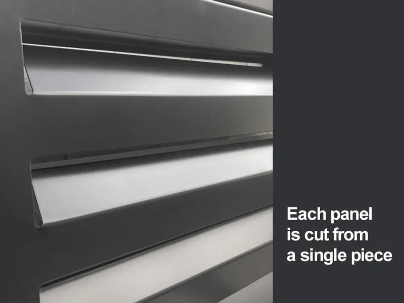 2mm Thickness Aluminium Heat Pump Cover- Black-Small by Loveliving