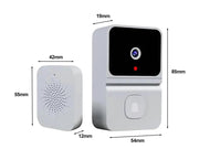 Wireless Doorbell Camera-White by Loveliving