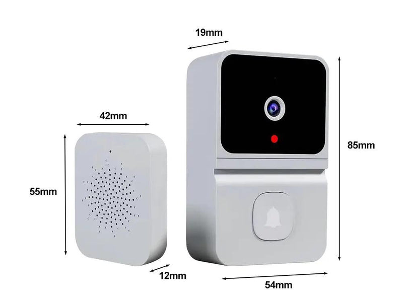 Wireless Doorbell Camera-White by Loveliving