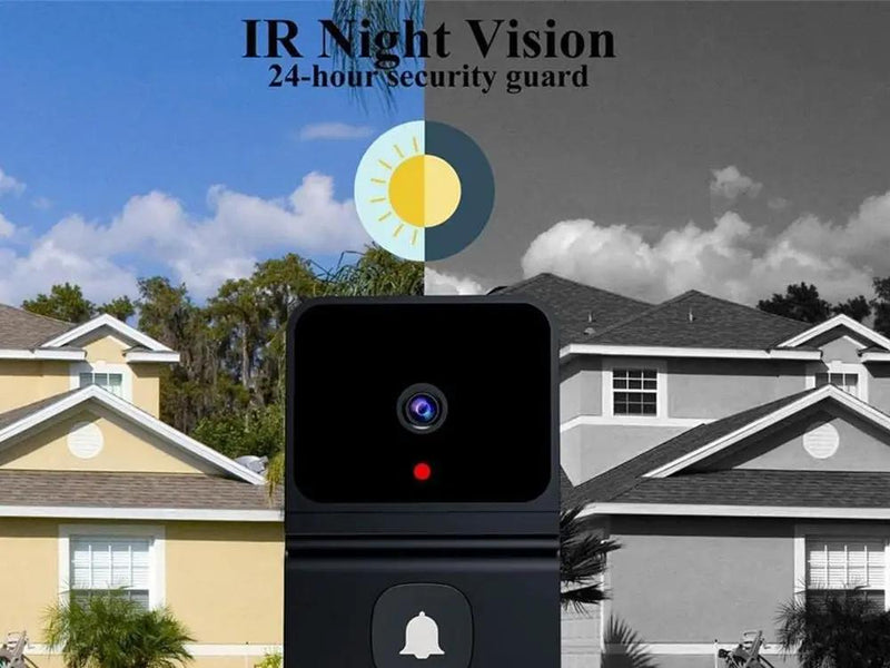 Wireless Doorbell Camera-Black by Loveliving