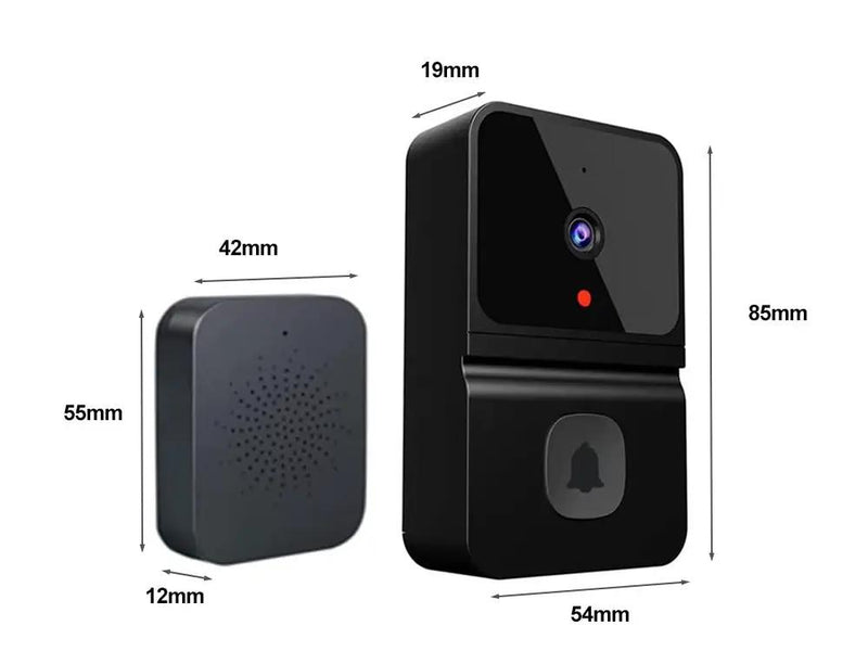 Wireless Doorbell Camera-Black by Loveliving