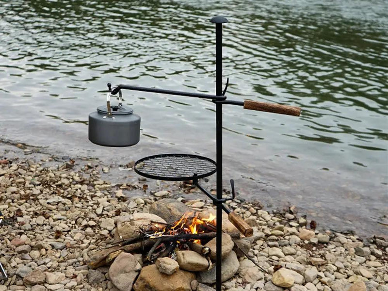 Heavy Duty Swivel Campfire Cooking Grill Grate by Loveliving