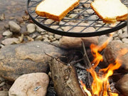 Heavy Duty Swivel Campfire Cooking Grill Grate by Loveliving