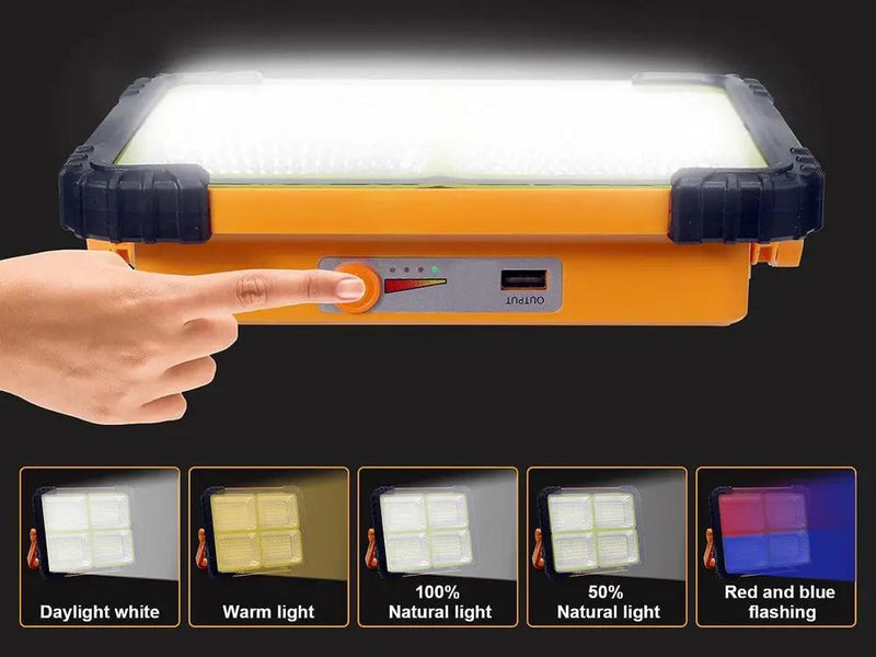 120w Portable Led Work Solar Light by Loveliving