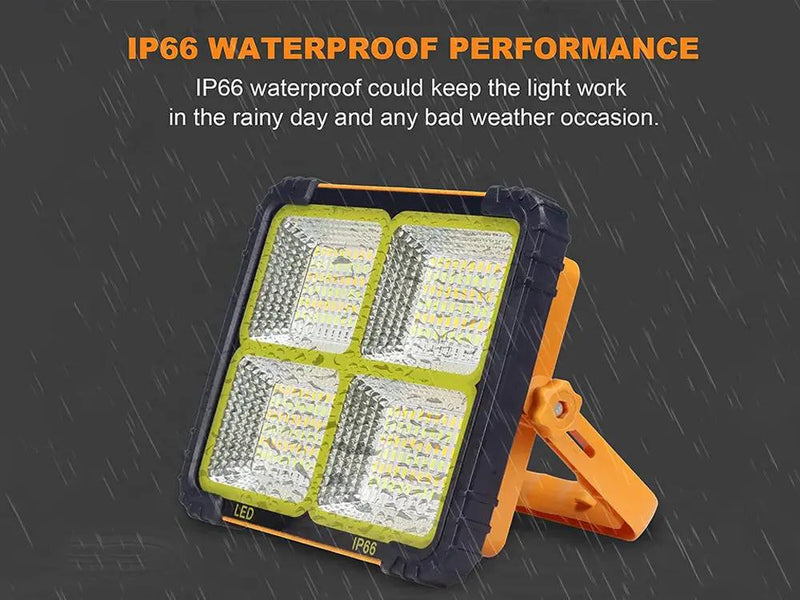 120w Portable Led Work Solar Light by Loveliving