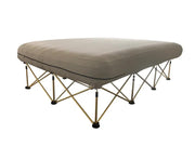 Folding Camping Bed with Inflatable Air Mattress and Carry Bag-Queen by Loveliving